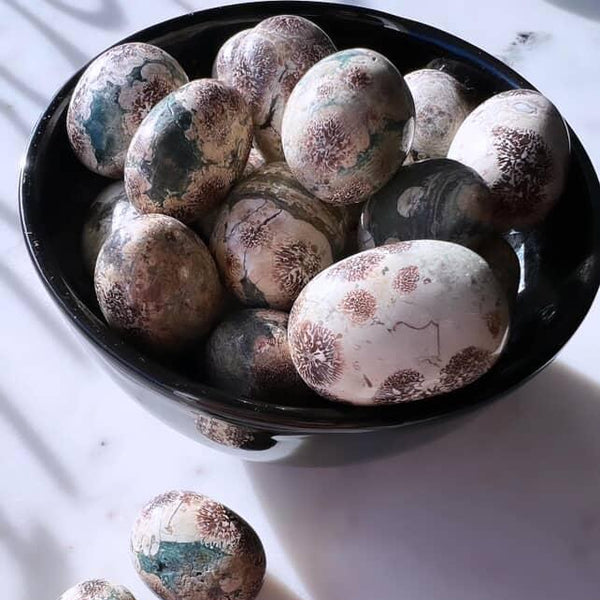 Tumbled Stones - Russian Flower Agate
