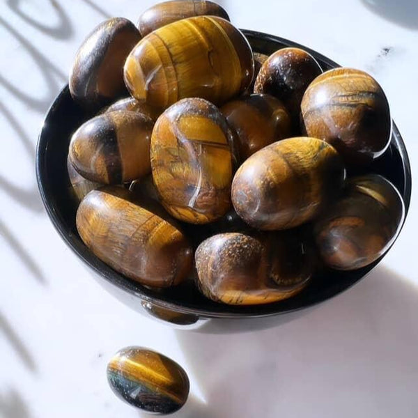Tumbled Stones - Gold Tiger's Eye