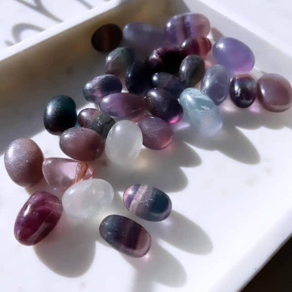 Tumbled Stones - Rainbow Fluorite