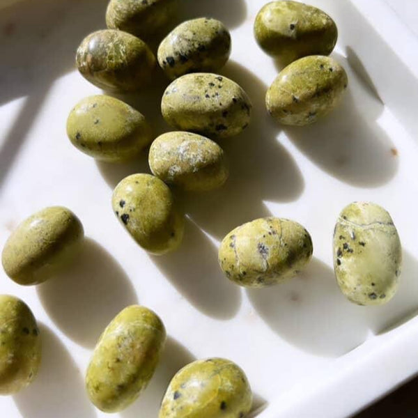 Tumbled Stones - Serpentine Jade