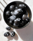 Tumbled Stones - Snowflake Obsidian