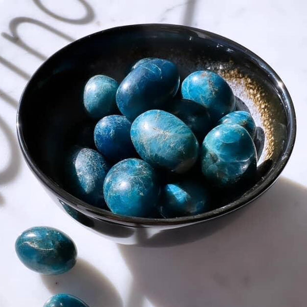 Tumbled Stones - Blue Apatite