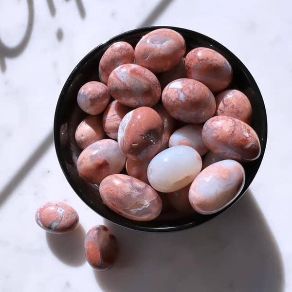 Tumbled Stones - Pink Agate