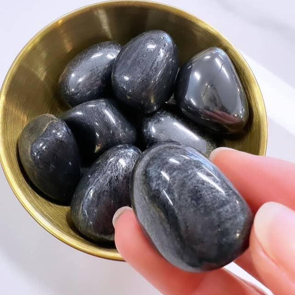 Tumbled Stones - Banded Hematite