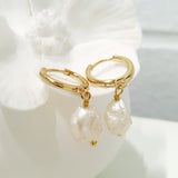 Glamorous Pearls Collection Earrings - Rosebud Freshwater Pearls Earrings
