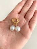 Glamorous Pearls Collection Earrings - Groovy Large Freshwater Pearls Earrings