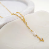 Glamorous Pearls Collection Necklace - Dual Pearl Starlight Necklace
