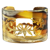 Charismatic Wanderlust Collection - Horn Bangle Lotus - Soul Made Boutique