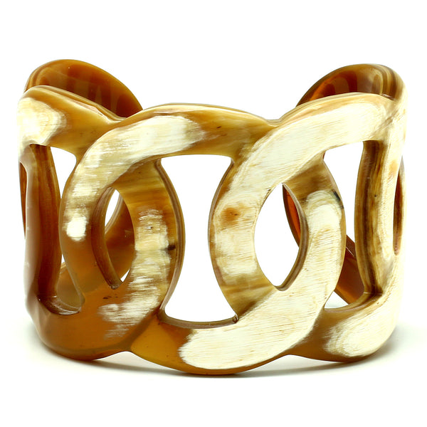Charismatic Wanderlust Collection - Horn Bangle Ring of Fire - Soul Made Boutique