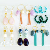 Adore Gemstone Earrings Collection - Lemon Jade Earrings