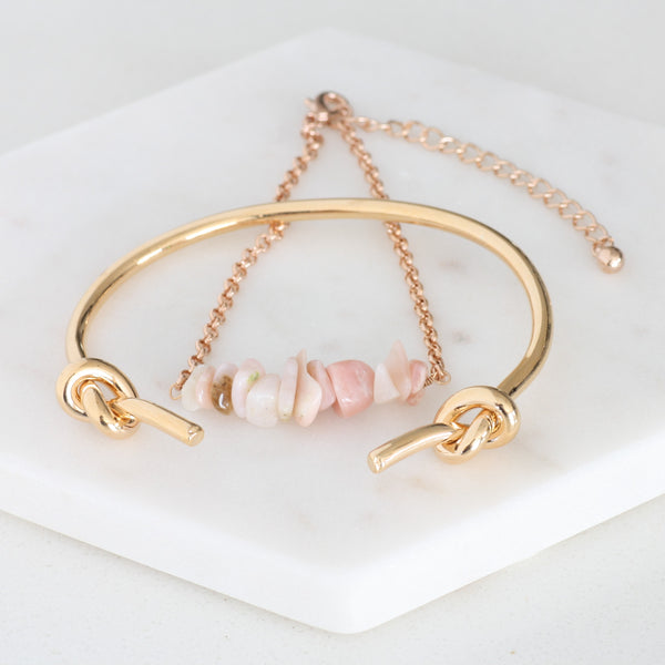 Adore Gemstone Collection - Pink Opal Bracelet