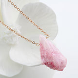 Adore Gemstone Collection - Quartz Pink Necklace