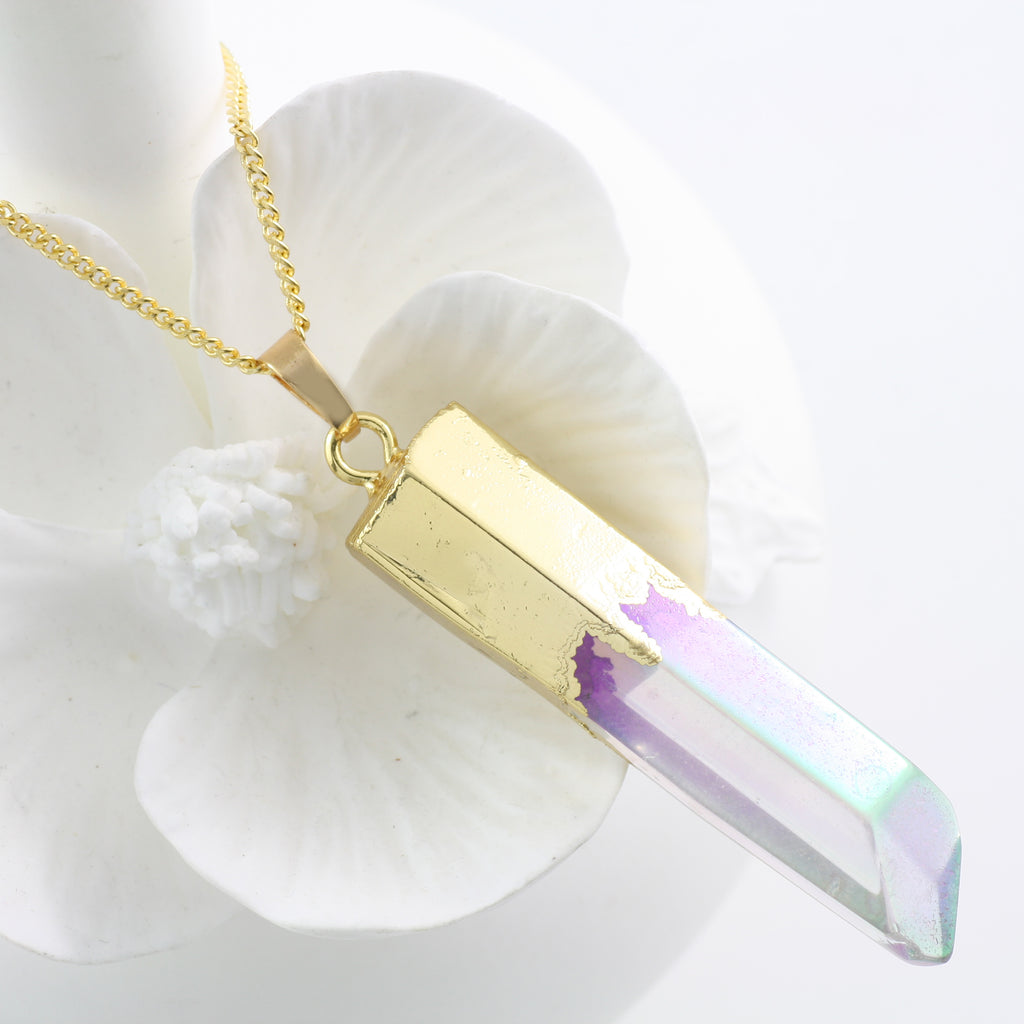 Adore Gemstone Collection - Opal Aura Quartz Necklace