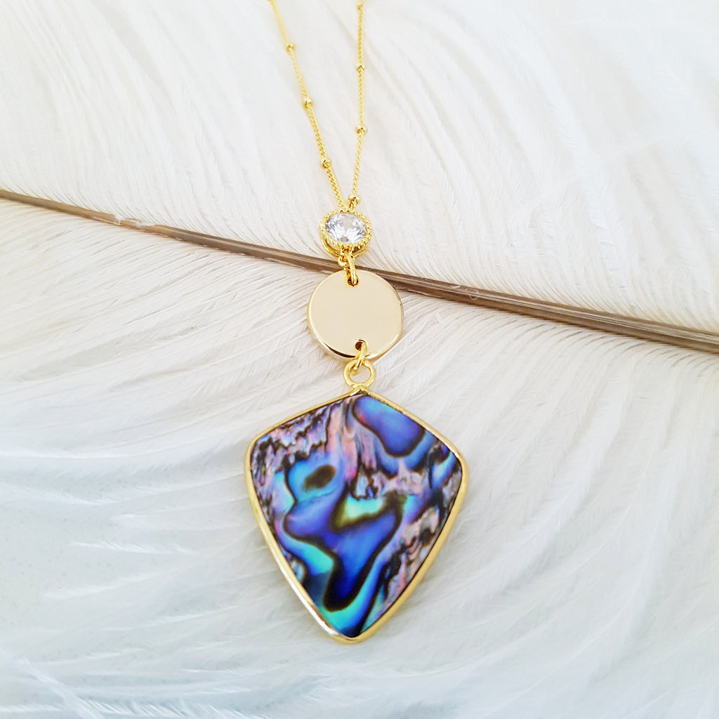 Adore Gemstone Collection - Abalone Dream Necklace