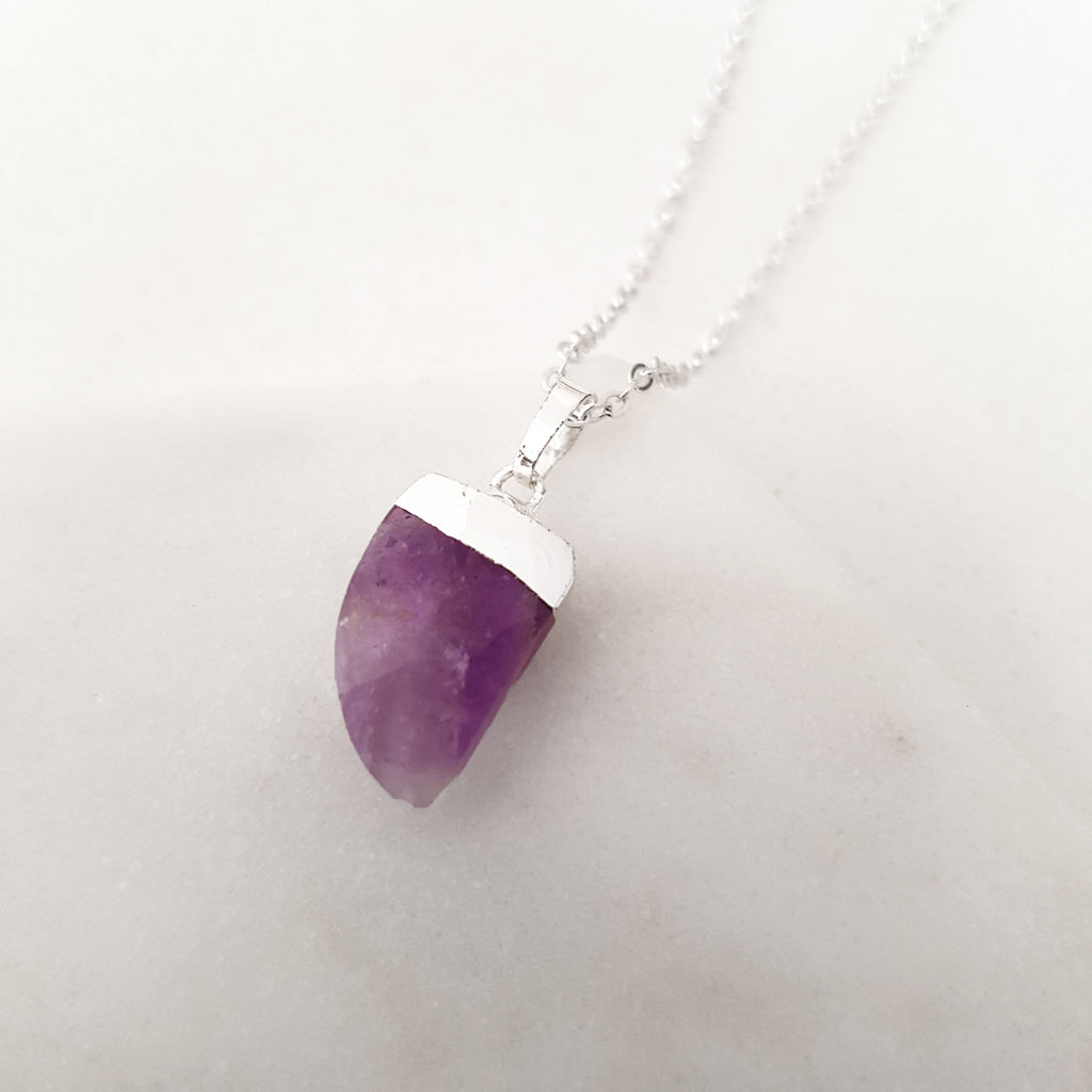 Adore Gemstone Collection - Amethyst Jive Necklace