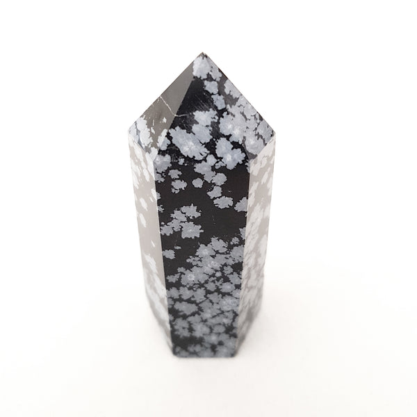 Nature Treasure - Snowflake Obsidian Tower - The Purity Stone