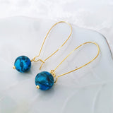 Adore Gemstone Earrings Collection - Blue Ocean Jasper Earrings