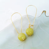 Adore Gemstone Earrings Collection - Lemon Jade Earrings