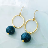 Adore Gemstone Earrings Collection - Apatite Ring Earrings