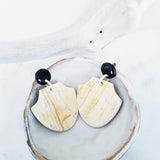 Charismatic Wanderlust Collection - Horn Earrings Knight Shield