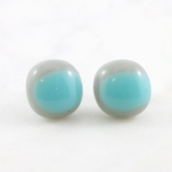 Kiln Fused Glass Stud Earrings