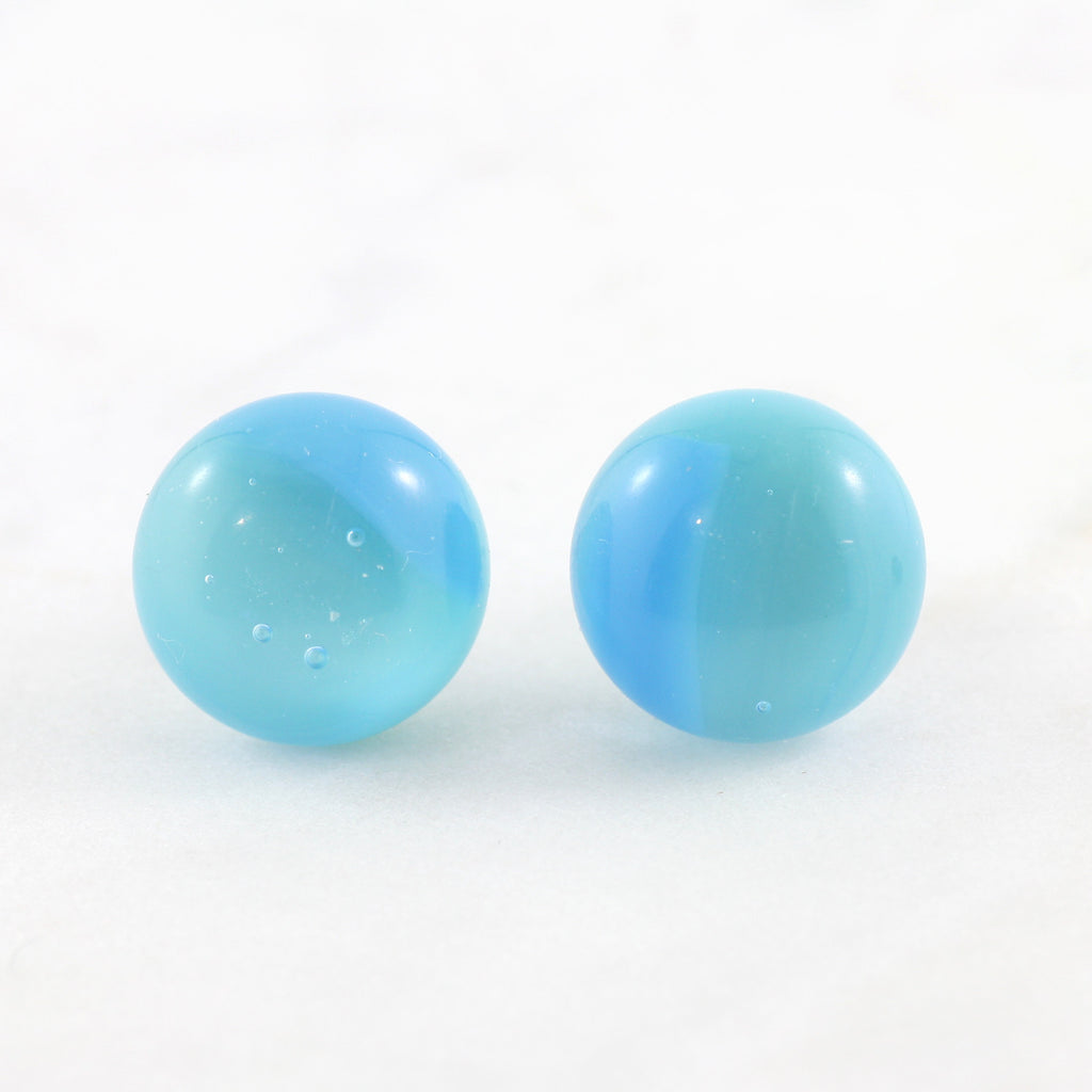 Kiln Fused Glass Stud Earrings