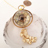 Japonicas L.O.V.E Collection - Love as Old as Time (Hand-Wind Clock)
