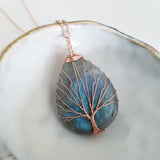 Tree of Life Collection - Labradorite Tree of Life Necklace