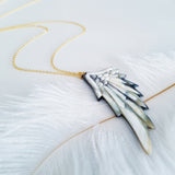 Charismatic Wanderlust Collection - Horn Necklace Angel Wing