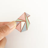 Quirky Fun Collection - Ceramic Geometric Brooch
