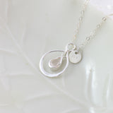 Amor Personalised Collection - Necklace Sterling Silver Infinity Gemstone Rose Quartz - Soul Made Boutique