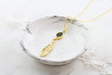 Adore Gemstone Collection - Druzy Pendant Necklace - Soul Made Boutique