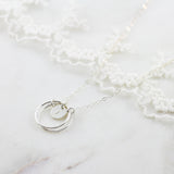 Amor Personalised Collection - Necklace Sterling Silver Eternity Loop - Soul Made Boutique