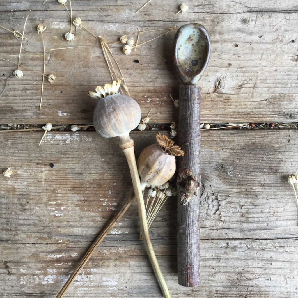 Rustic Spoon Rescued Cedar Handle