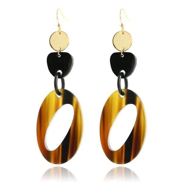 Charismatic Wanderlust Collection - Horn Earrings Flame - Soul Made Boutique