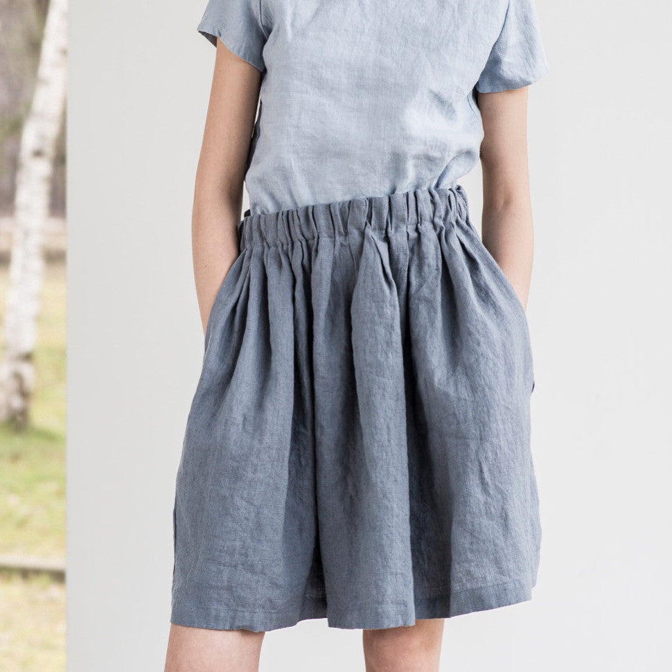 Chase Simple Linen Skirt - Soul Made Boutique