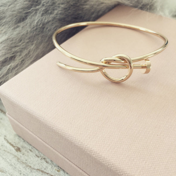 Classic Love Knot Bangle - Soul Made Boutique
