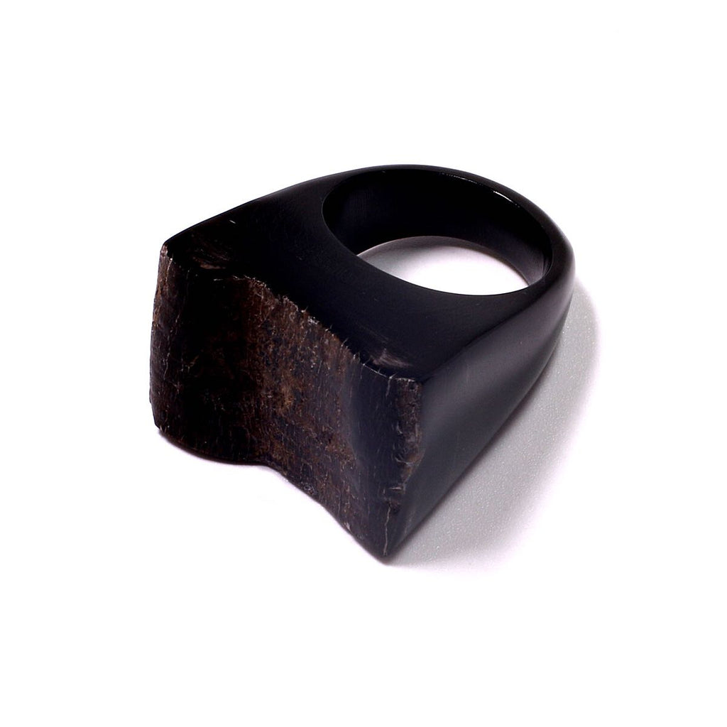 Charismatic Wanderlust Collection - Horn Ring Rugged - Soul Made Boutique