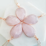 Adore Gemstone Collection - Rose Quartz Necklace
