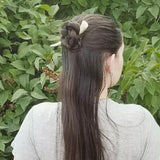 Charismatic Wanderlust Collection - Horn Hair Tie Black Flutter - Soul Made Boutique