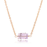 Adore Gemstone Collection - Amethyst Strand Necklace - Soul Made Boutique