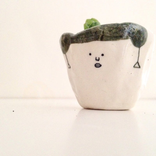 Quirky Face Pot