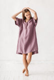 Eli V Neck Linen Dress