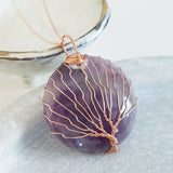 Tree of Life Collection - Tree of Life Round Gemstone Necklace