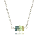 Adore Gemstone Collection - Fluorite Strand Necklace - Soul Made Boutique