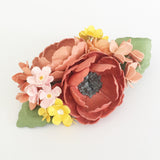 Floral Bouquet Paper Brooch - Soul Made Boutique