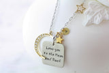 Amor Personalised Collection - Necklace Love You to the Moon and Back - Soul Made Boutique