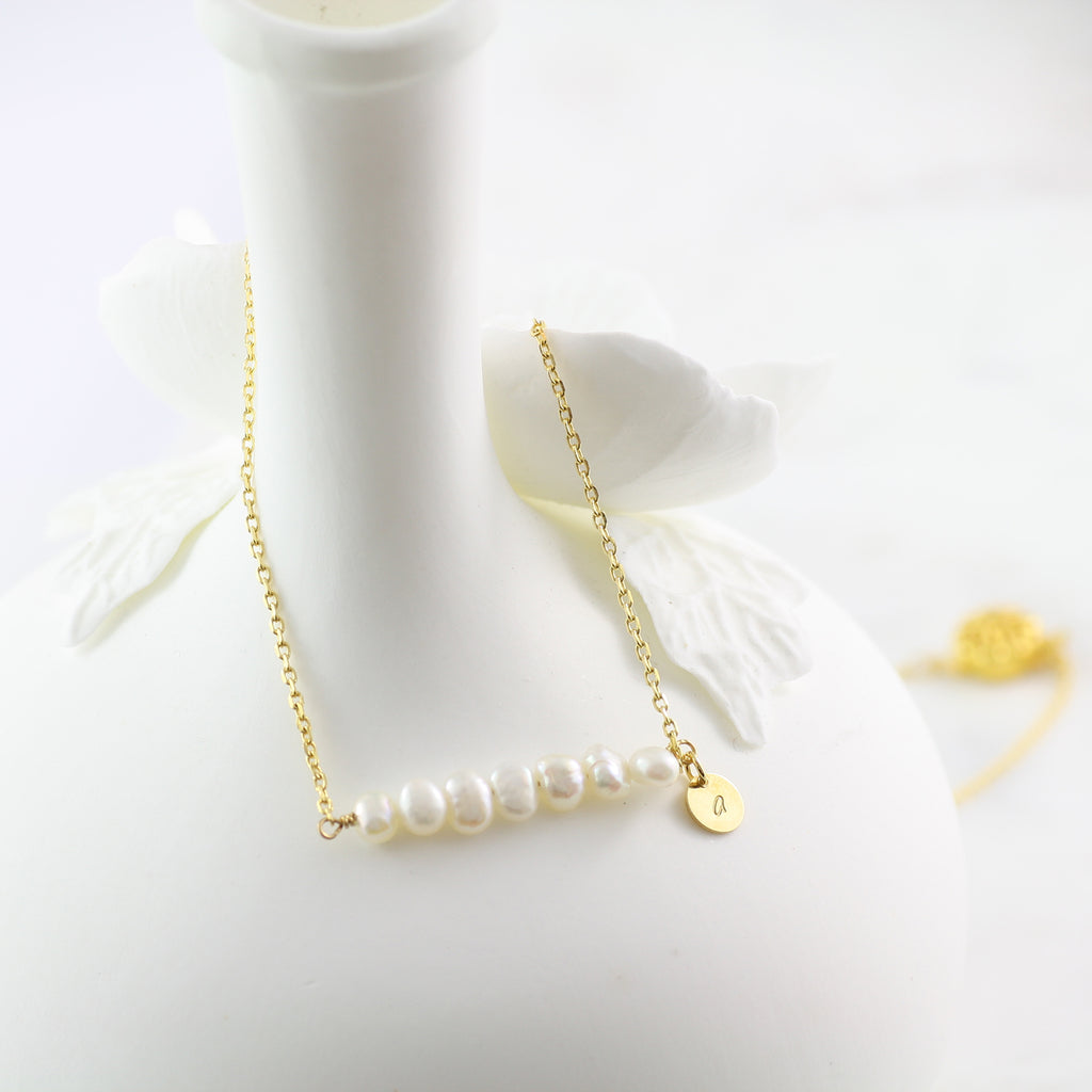 Amor Personalised Collection - Necklace Pearl Nugget - Soul Made Boutique