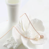 Amor Personalised Collection - Necklace Pearl Rosebud - Soul Made Boutique
