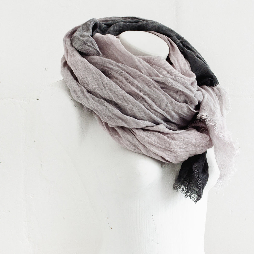 Hand Dyed Linen Scarf - Soul Made Boutique
